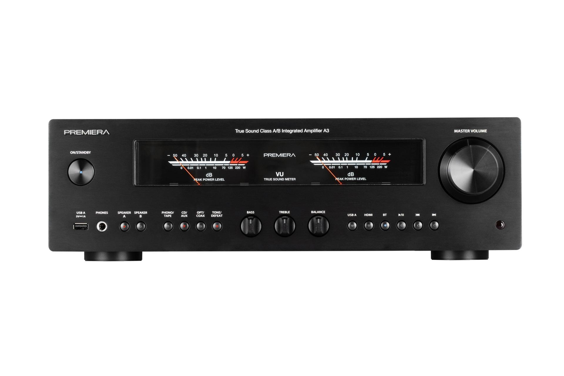 Интегральный стереоусилитель PREMIERA A3 Black