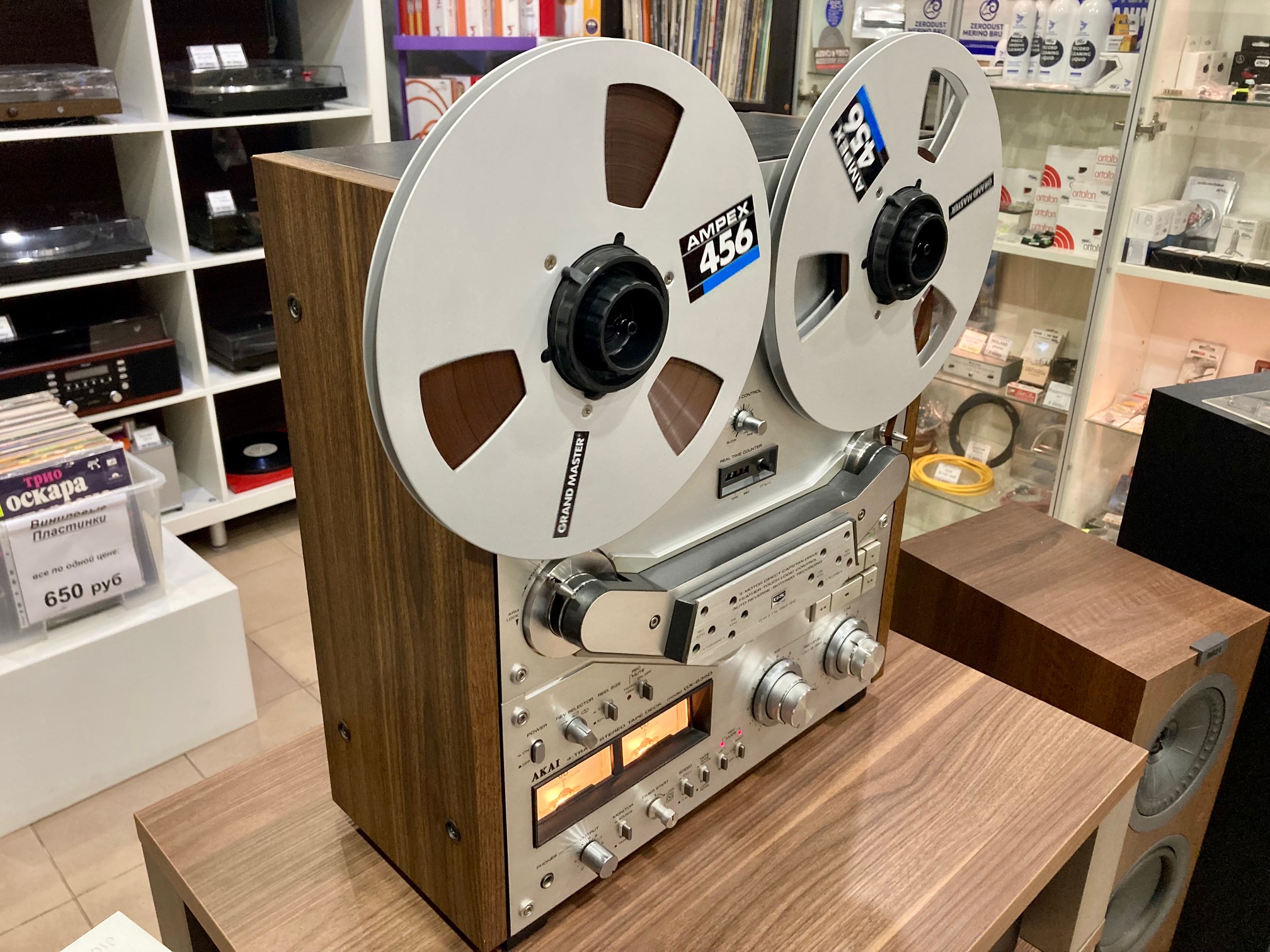 Катушечный магнитофон Akai GX-635D, Japan