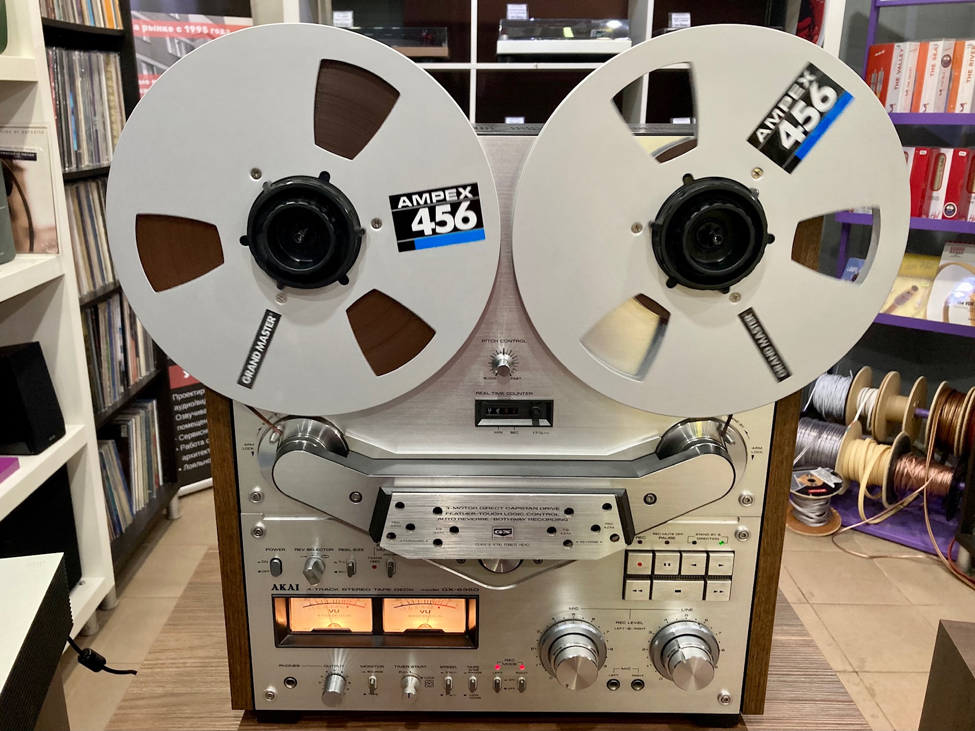 Катушечный магнитофон Akai GX-635D, Japan