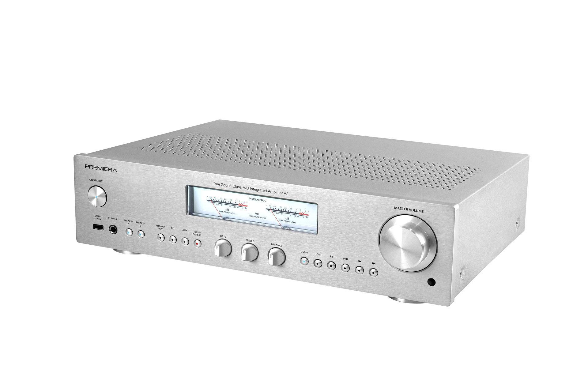 Интегральный стереоусилитель PREMIERA A2 Silver
