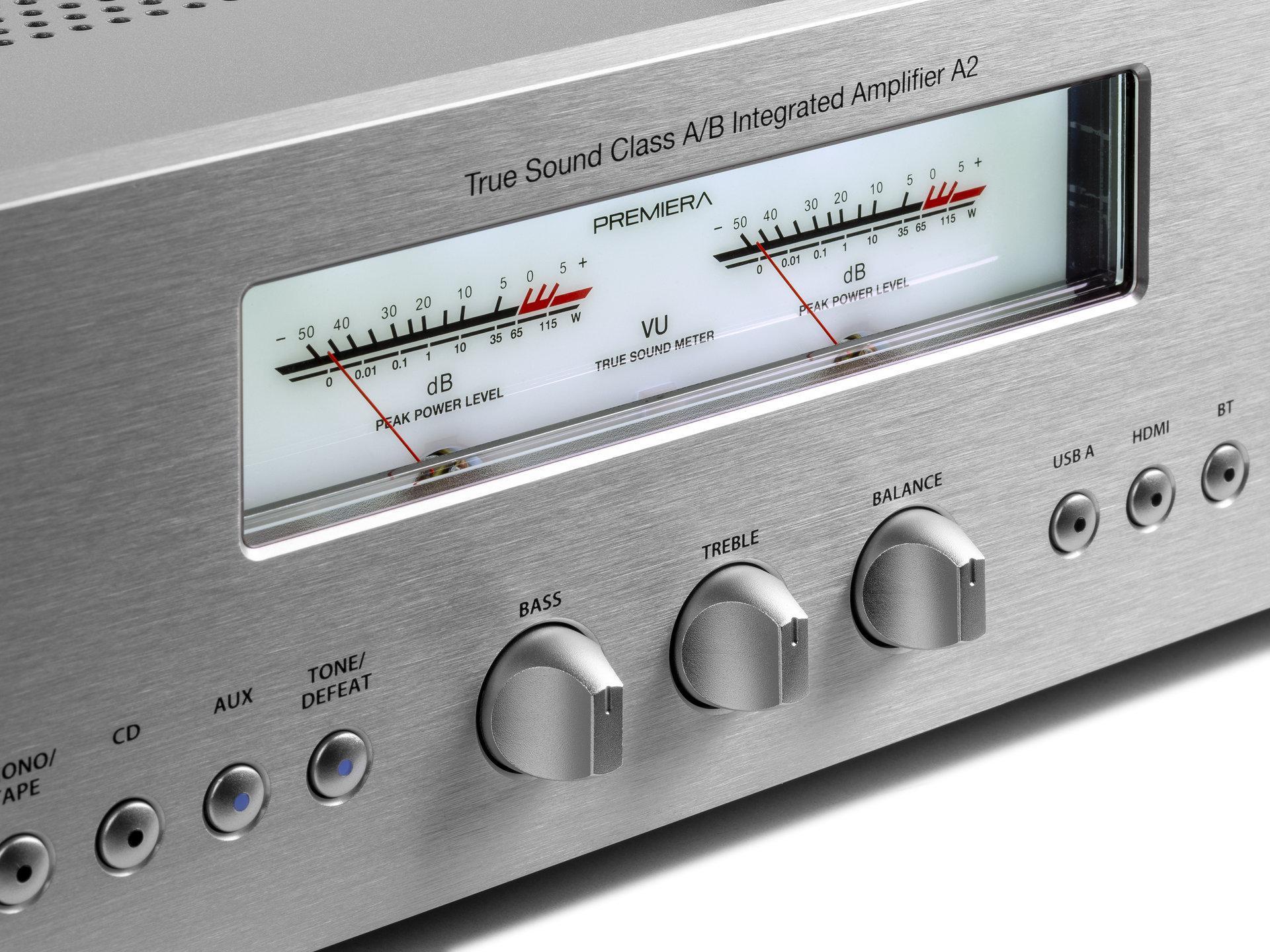 Интегральный стереоусилитель PREMIERA A2 Silver