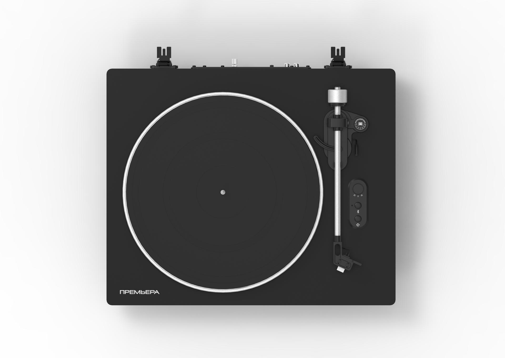 Проигрыватель винила с Bluetooth PREMIERA ULTRA XL Black