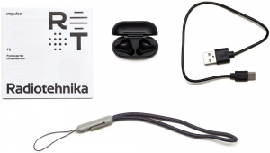 TWS-наушники Radiotehnika Impulse T2, черный